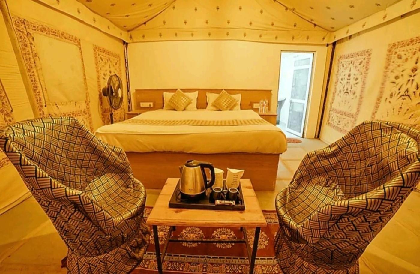 The Saffron Desert Camp Džaisalmér Exteriér fotografie